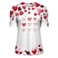 thumbnail image 4 of Blusas de Manga Corta para las Mujeres, Blusa de Camiseta Suelta Casual Hecha de Tela Cómoda para Todo el Uso Diario de Temporada, Blusas para las Mujeres Casual, 4 of 8