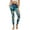 Blue Yellow Splash Ink, variant on COEQINE Women 4-Way Stretch Yoga Pants with Pockets Tummy Control Buttery Soft High Waisted Athletic Leggings White Gold Marble Breathable Comfortable Tights for Hiking, XS