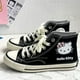thumbnail image 3 of Sanrio-zapatos de lona de Hello Kitty para mujer, zapatillas de ocio de dibujos animados, estilo coreano Harajuku, Y2k, deportivas universitarias, 3 of 4