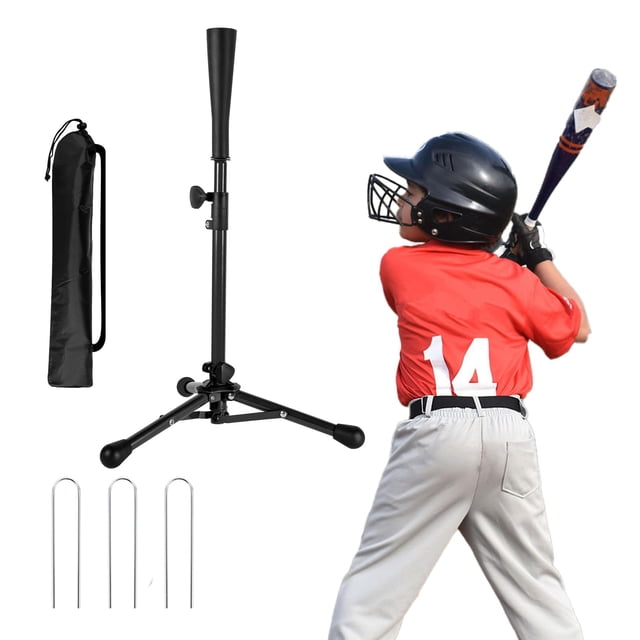 Camiseta de béisbol Wiseek para niños de 3 a 8 años con bolsa de transporte negra