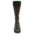 thumbnail image 2 of MeMoi Men's Mushroom Fields Bamboo Blend Novelty Crew Sock - Mens - Male, 10-13, Black, 2 of 8