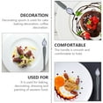 thumbnail image 5 of GOOHOCHY Stainless Steel Painting Spoon Sauce Spoon Silver Cream and Sauce Decoration Chefs 1Pcs, 5 of 8