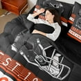 thumbnail image 4 of Erosebridal Cincinnati Bedding Twin Size,orange Stripes Comforter Sets with Sheets,Rugby Helmet Bedding Sets Twin Size,Stylish Living Room Decoration Reversible,7pcs, 4 of 6