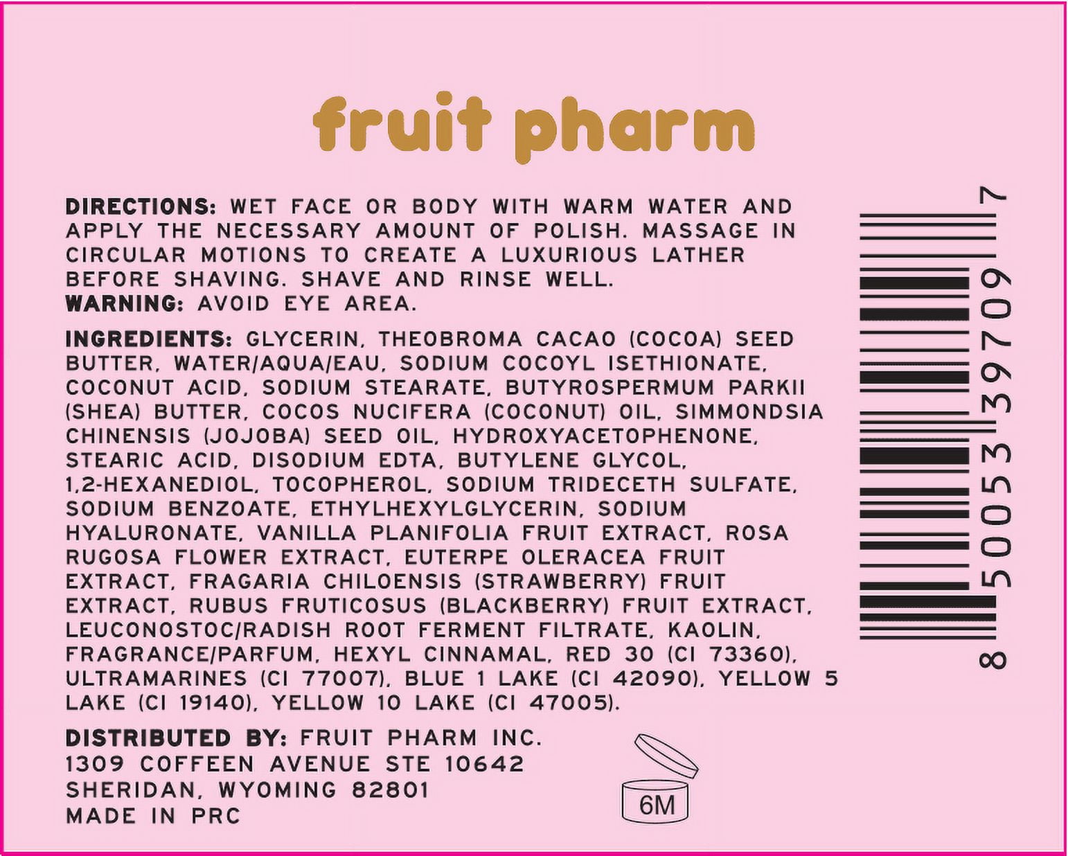 Fruit Cake Smoothing Shave Butter – Fruit Pharm