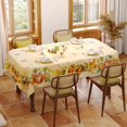 thumbnail image 3 of Fall Tablecloth Rectangle 60x84 Inch, Autumn Thanksgiving Harvest Orange Pumpkin Table Cloth Washable Spillproof Table Cover for Halloween Party, Picnic & Dinner Decor, 3 of 6