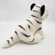 thumbnail image 3 of Peluche de tigre realista, lindo tigre de simulación, postura sentada, muñeca realista, regalo para niños, blanco, 20 cm, 3 of 3