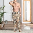 thumbnail image 5 of Bingfone Floral Paisley Mens All Over Print Sleep Pajama Pants-Medium, 5 of 6