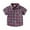 Red, variant on XBASW Toddler Baby Boys Plaid Shirt Button down Dress Shirt Shirt with Pocket Kids Summer Short Sleeve Blousestops for Boys 1-6Y
