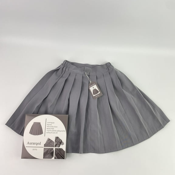 Aurarqed Womens Girl High Waisted Pleated Tennis Skirt