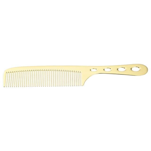 Vocoste Peigne à Cheveux Démêlant Tout Usage en Acier Inoxydable Ton Or