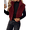 Red, variant on Mengpipi Women's Reversible Sherpa Fleece Vest - Fuzzy Plush Zip Up Sleeveless Jacket with Turn-Down Collar S-XL