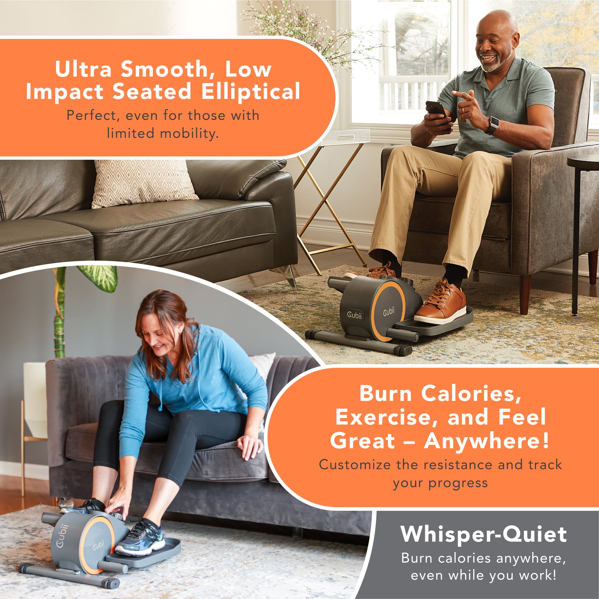 Calories burned 2025 using cubii
