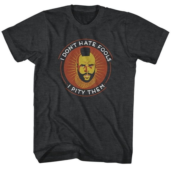 Mr. T The Tao Of T Black Heather Adult T-Shirt 2Xlt