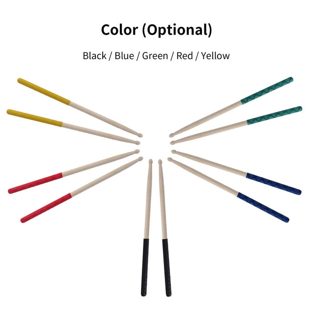 1 Pair 5A Maple Drumsticks X Grain Shelf Drums Jazz Drumsticks 5A Drumsticks Anti Slip Drum Sticks Maple Wood with Triangular Tip for Drum Set Percussion Instrument Accessories