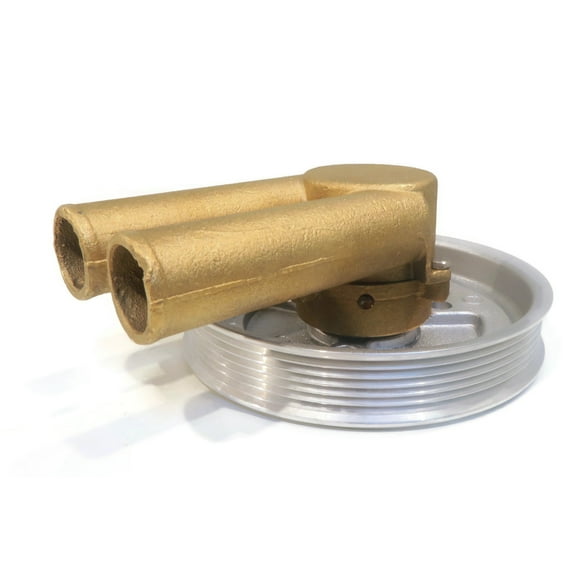 The ROP Shop Raw Sea Water Pump for Volvo Penta 3.0GSPEFS Complete Assembly Serpentine Driven