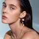 thumbnail image 1 of YSNOOWE 1Par Pendientes Colgantes De Concha Y Perla Artificial Elegantes Y Cómodos Para Mujer, 1 of 8