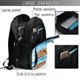 thumbnail image 4 of Fotbe Animals on Noah's Ark Floating Mochila con Estampado y Puerto USB para Hombre y Mujer, Mochila Antirrobo, Mochila de Viaje, Mochila Escolar, Mochila Universitaria, 4 of 7