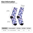 thumbnail image 2 of KLL Skull star crystal Print Cool Socks Men's Women's Crew Socks Funny Crazy Novelty Stockings, 2 of 6