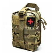 Tactical First Aid Kit Medical Rip Away EMT IFAK Survival Pouch Bag Camo Color