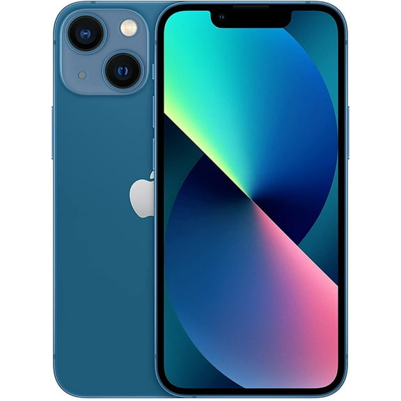 Open Box Restored Premium Apple iPhone 13 mini - Fully Unlocked - 128 GB Blue