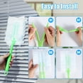 thumbnail image 5 of 30PCS Disposable Dusters Refills,180 Degree Dusters Disposable Duster Heads Blue Electrostatic Replacement Head for Home Office Blinds Ceiling Fans Furniture Multi-Surface Dusting, 5 of 6