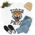thumbnail image 4 of Vintage Tiger Pride Sweatshirt Tigers School Spirit Shirt Tiger Lover Gift White Large, 4 of 6