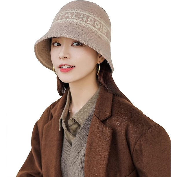 Sombrero de pescador de invierno para mujer, gorro de pescador cálido que combina con todo, sombrero de pescador plegable a prueba de viento