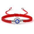 thumbnail image 1 of Evil Eye Braided Bracelet Lucky Red Black Color Thread Couple Chain Handmade, 1 of 1