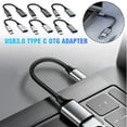 thumbnail image 3 of USB-C Type C Male to USB OTG AdapterConverter Cable Black 2024 R2S4, 3 of 7
