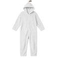 thumbnail image 4 of LEKWK Halloween Onesie Adult Funny Zip Up Cute Hooded Jumpsuit Fleece Soft Flannel Lounge Sleepwear for Cosplay Theme Party Dress Up Set, 4 of 8