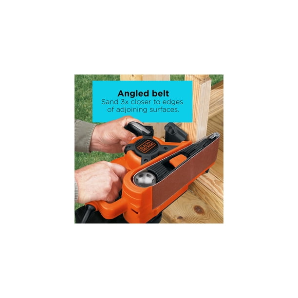BLACK+DECKER 7-Amp 3-Inch X 21-Inch Dragster Belt Sander, DS321