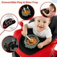 thumbnail image 4 of INFANS 6-in-1 Baby Walker, Converts Push Car to Bouncer, Rocker with Music, Lights, Adjustable Height & Speed, Activity Center, Canopy for 7-18 Months, 4 of 9