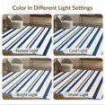 thumbnail image 7 of ODIKA Nautical Vintage Awning Stripe Bold Parallel Bands Stripped That for Hallway, Study Room, Playroom, Non-Slip Low Profile, 7 of 7