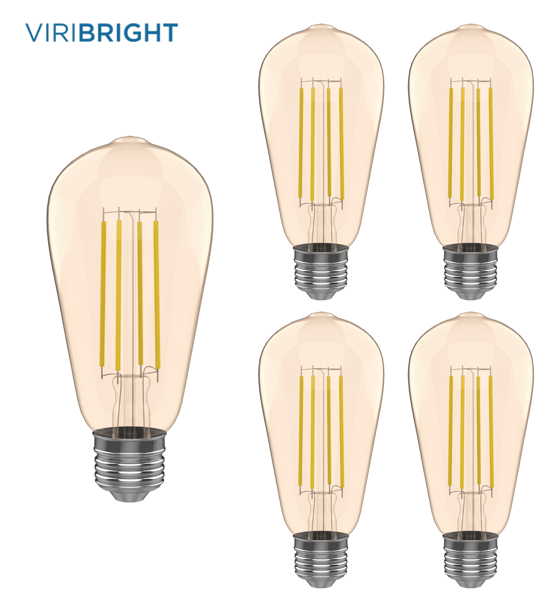 4/6x E26 110V Industrial Edison Bulb Tungsten/LED Filament Lamp Home Decor Light 