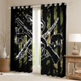 thumbnail image 2 of jejeloiu Wild Bear Moose Curtains Pack of 2 (42x84 Each),Fishing And Hunting Curtains Blackout,Retro Camouflage Pattern Bedroom Curtains For Boys Kids,Microfiber Bedroom Decor, 2 of 6