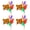 02, variant on 4PCS Lovely Cartoon Wind Spinner Durability Garden Pinwheels For Yard And Patios Decoration