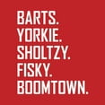 thumbnail image 6 of Barts Yorkie Sholtzy Fisky Boomtown - Funny Hockey T Shirt - Small - Red, 6 of 6