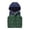 Dark Green, variant on REDARER Kids Lined Hooded Vest, Sleeveless Padded Jacket for Toddler Boys and Girls, Winter Warm Outerwear with School Style Design,Size:4-5 Years