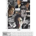 thumbnail image 2 of Cillian Murphy Blanket Cool #7 Throw Blankets Ultra Soft Flannel Lightweight Throws for Couch, Bed, All Seasons Use 30"*40"（76 * 100cm）, 2 of 6