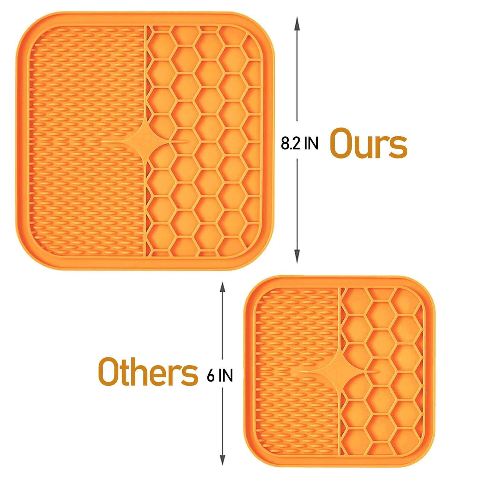 Petbank Lick Mat for Dogs and Cats - 3 Pcs Valued-Pack Dog Licking Mat with  Suction Cups, Dog Peanut Butter Lick Pad for Anxiety Relief and Slow Feed