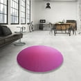 thumbnail image 4 of Ahgly Company Tapis d'Intérieur Lavables en Machine, Rectangles de Transition Rose Foncé, 8' x 12', 4 of 7