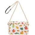 thumbnail image 2 of FORMRS Women Crossbody Purse with Chain Strap Vegan Leather Shoulder Handbag, Green Leaves, 2 of 7
