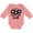 Mauve, variant on Inktastic Oldies but Goodies Records and Music Notes Boys or Girls Long Sleeve Baby Bodysuit