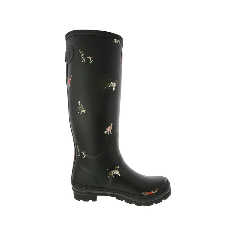 Joules black jumper shop dog wellies