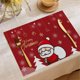 thumbnail image 1 of Christmas Cartoons Diatomaceous Earth Placemats Heat-insulating And Against-scalding Table Mats For Home Kitchen Countertops Christmas Kitchen Decorations, 1 of 6