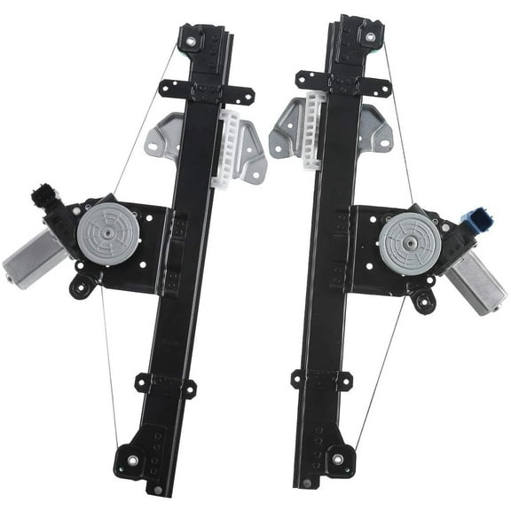 A-Premium Power Window Regulator with Motor Compatible with Nissan Sentra 2013-2019 Front Side 2-PC
