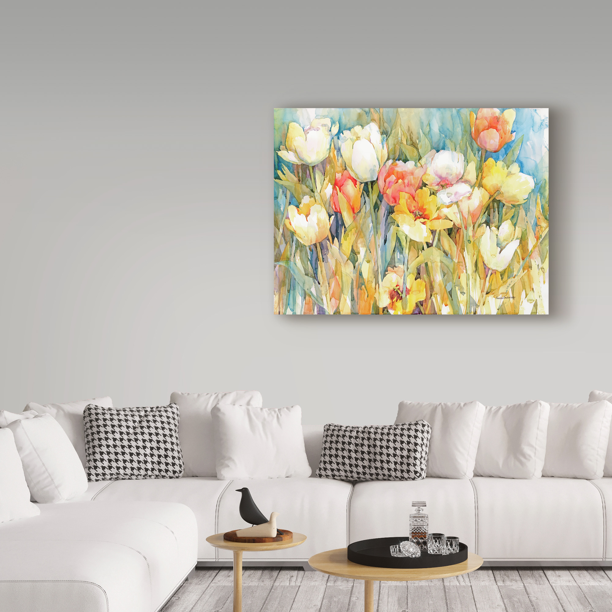Trademark Fine Art 'Tulip Team' Canvas Art by Annelein Beukenkamp