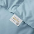 thumbnail image 7 of Peace Nest 360 Thread Count Lightweight White Goose Down Fiber and Feather Comforter, Steel Blue, Full, 7 of 7