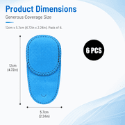 6 Pack Eye Patches for Adults Kids MODANU Patch Glasses Treat Lazy Amblyopia Strabismus Left or Right Eyes (Blue)