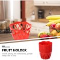 thumbnail image 4 of HORIALENCE 12Set Egg Crate Plastic Red Organizer for Vegetable Storage at Home, 4 of 5